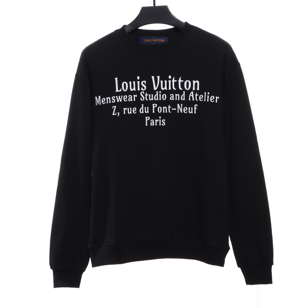 LV classic slogan print sweatshirt