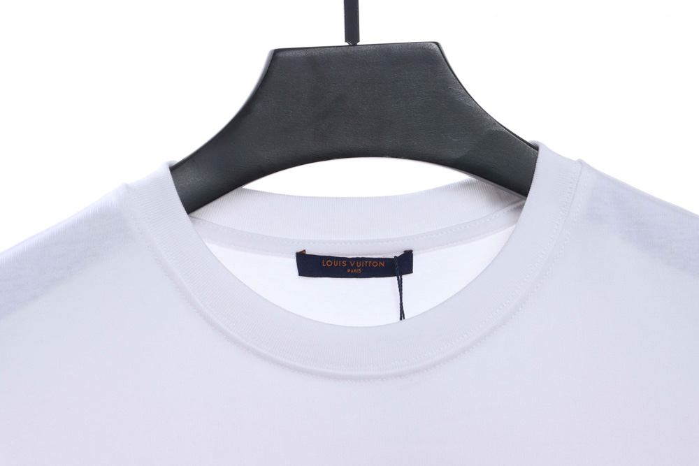 LV Graffiti Astronaut Print Short Sleeves