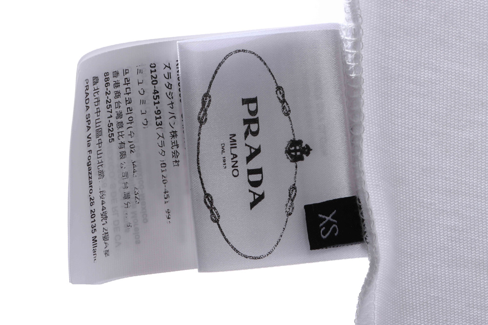 Prada chest logo triangle short sleeves