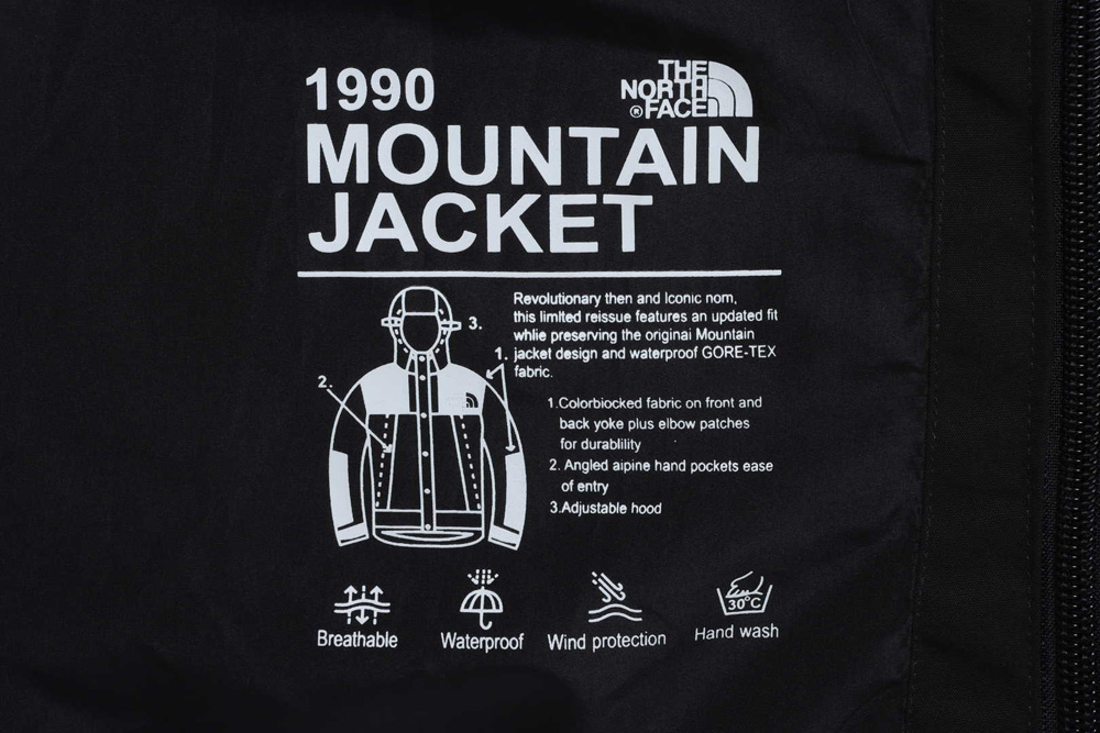 North Face Contrast Color Stitching Jacket