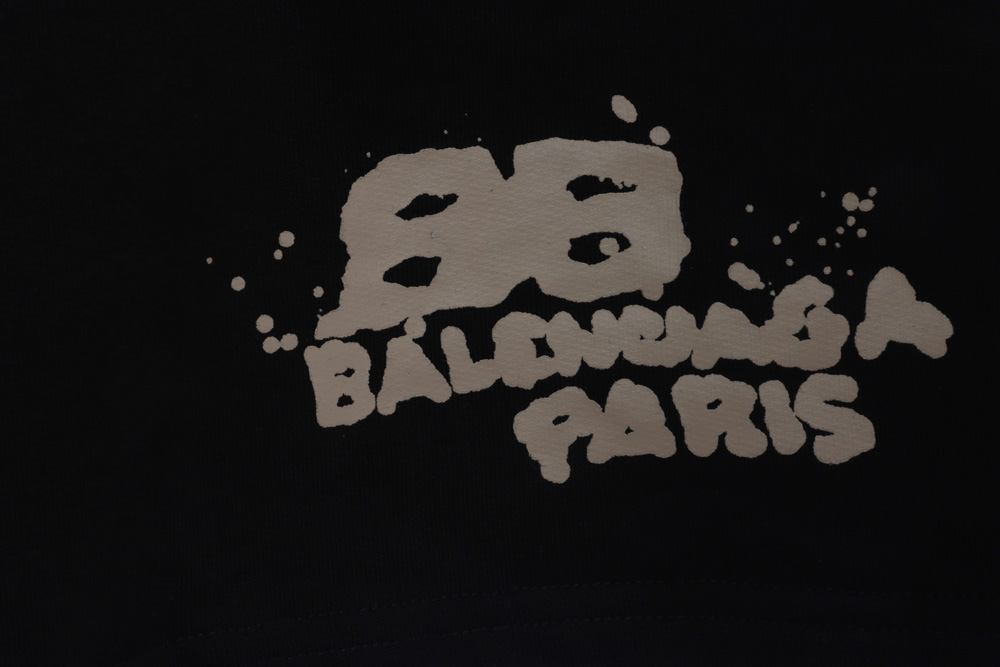 Balenciaga HAND double B graffiti shorts