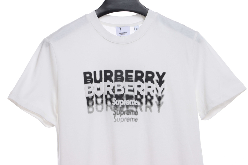 Balenciaga joint SUP letter gradient short sleeves