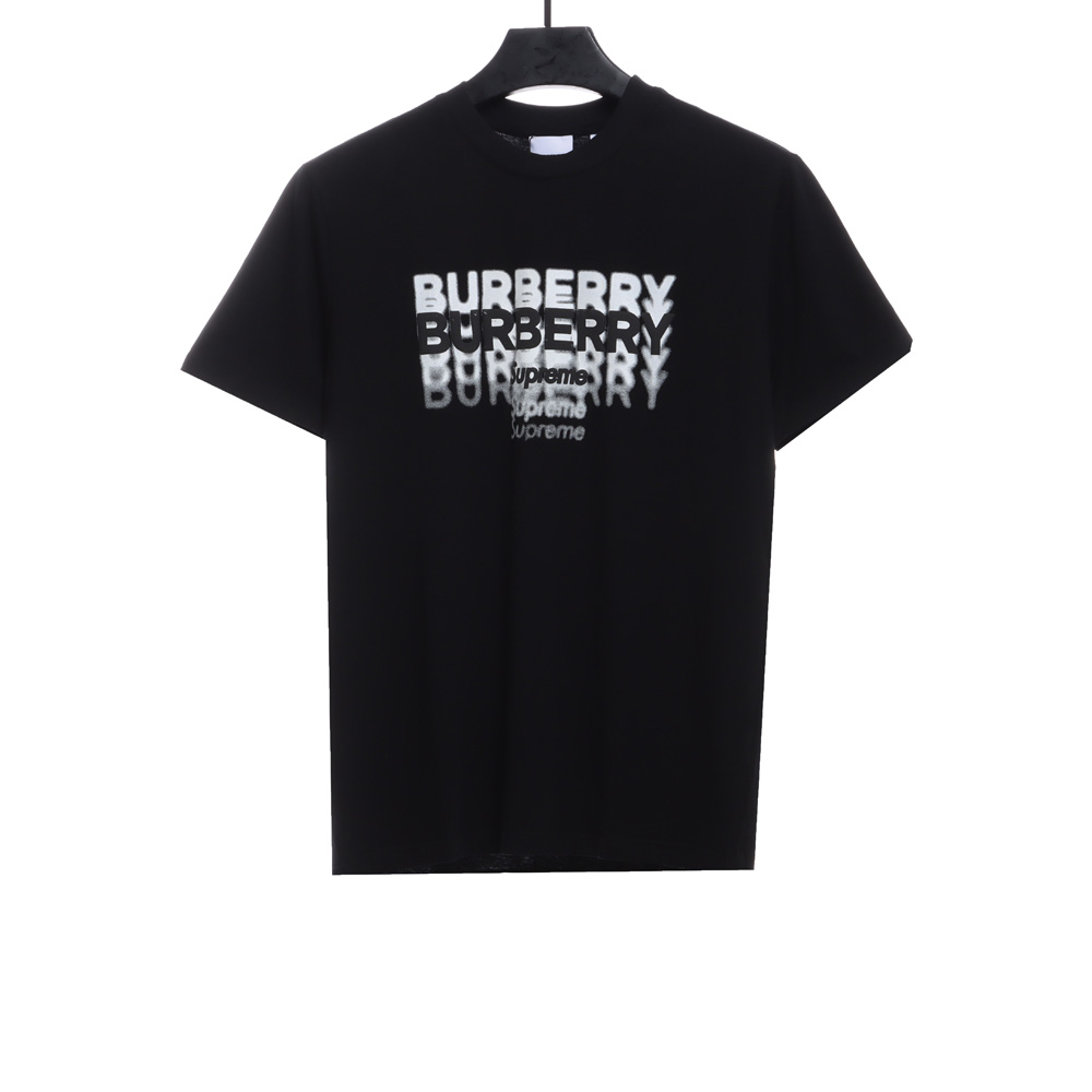 Balenciaga joint SUP letter gradient short sleeve_CM_1