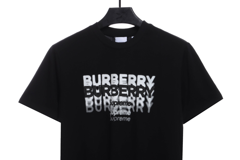 Balenciaga joint SUP letter gradient short sleeve_CM_1