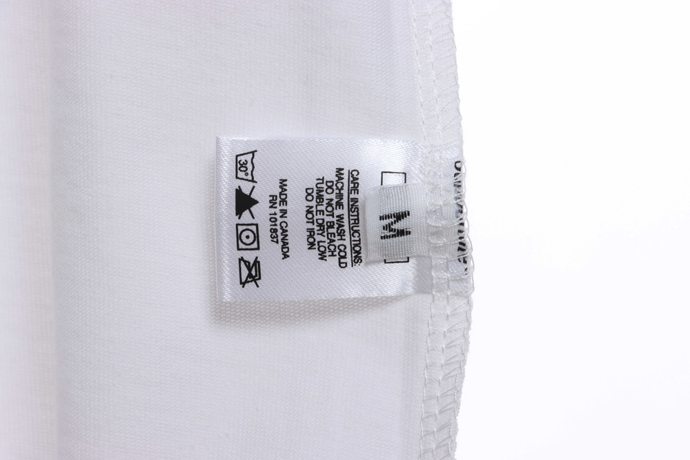 Balenciaga red, blue and white letters embroidered short sleeves