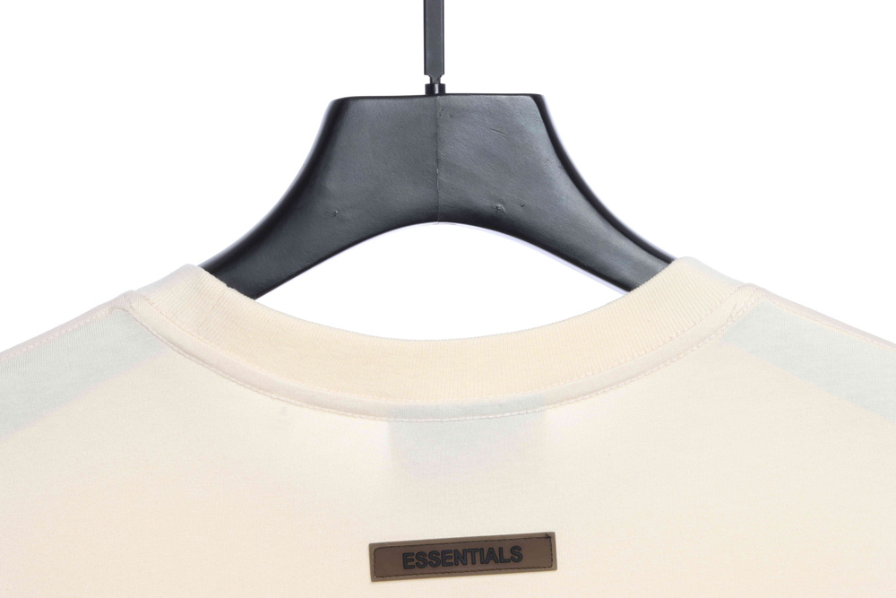 Double line back silicone letter short sleeve