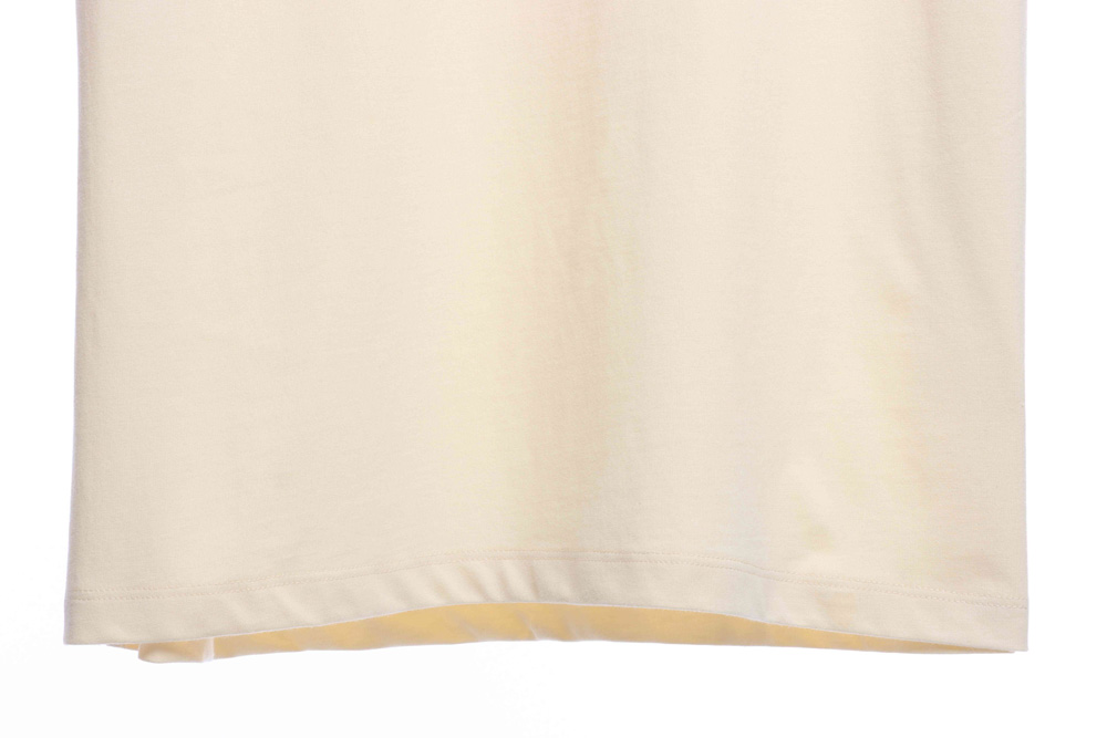 Double line back silicone letter short sleeve