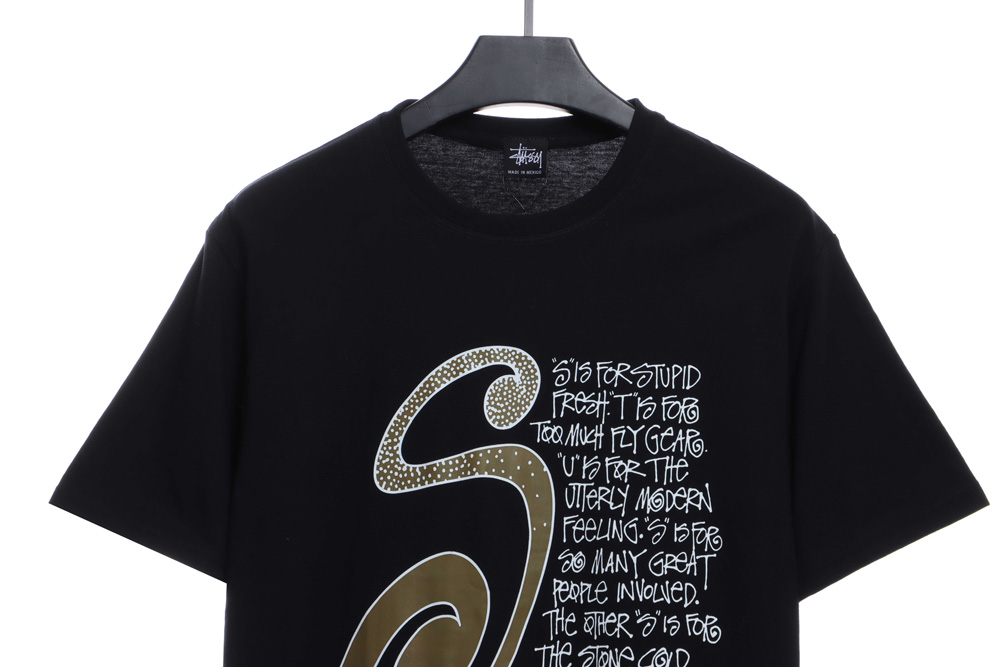 Stucey Mosquito Coil Graphic Lettering Short Sleeve