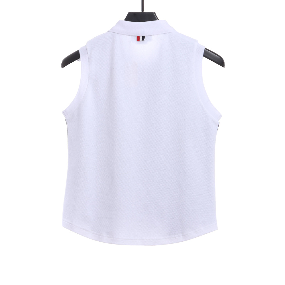 TB Preppy Colorblock Suit Short Sleeves