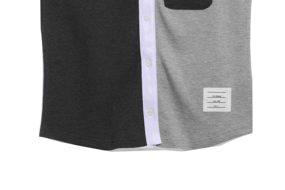 TB Preppy Colorblock Suit Short Sleeves