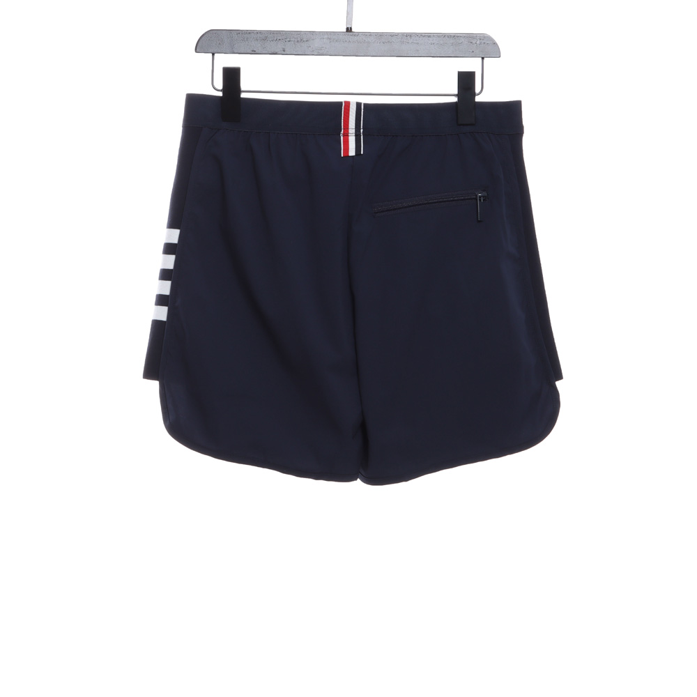 TB side ribbed four-bar quick-dry shorts