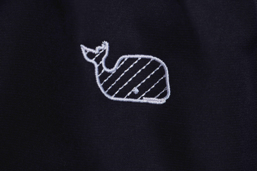 TB whale sailing embroidered graphic shorts