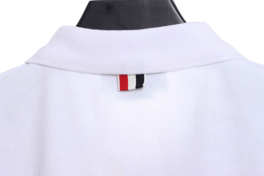 TB Preppy Colorblock Suit Short Sleeves