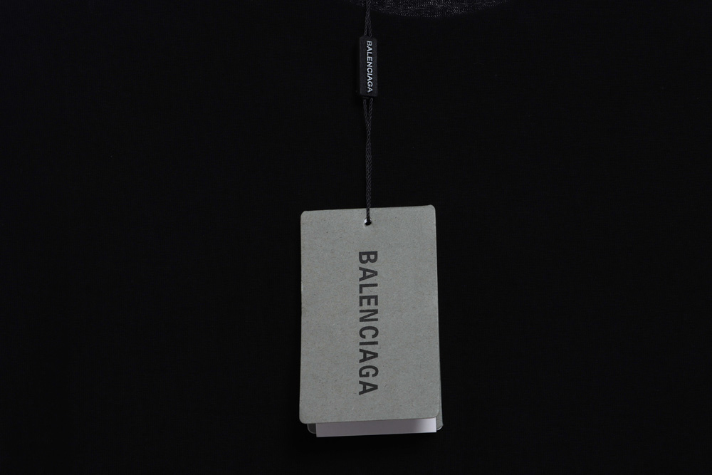 Balenciaga Mud Dyed BB Old Destroyed Short Sleeves