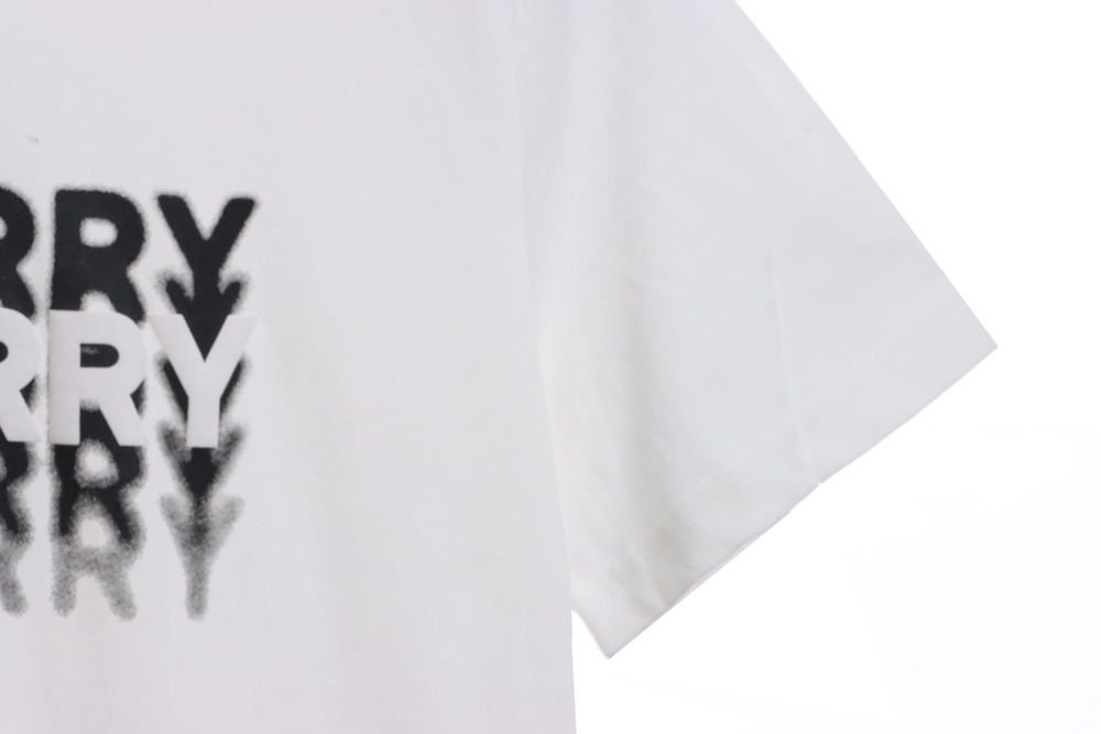 Balenciaga joint SUP letter gradient short sleeves