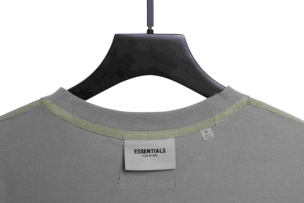 Double line back silicone letter short sleeve_CM_2