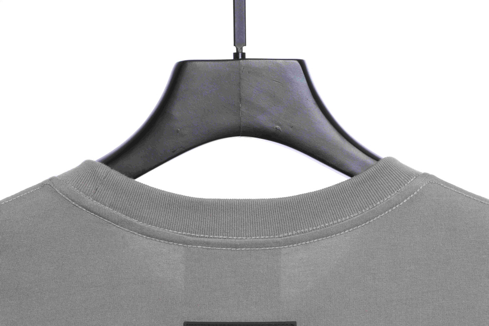 Double line back silicone letter short sleeve_CM_2