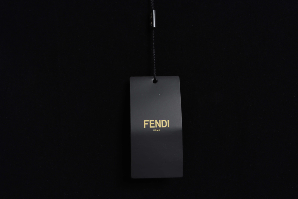 Fendi Round Double F Print Short Sleeve