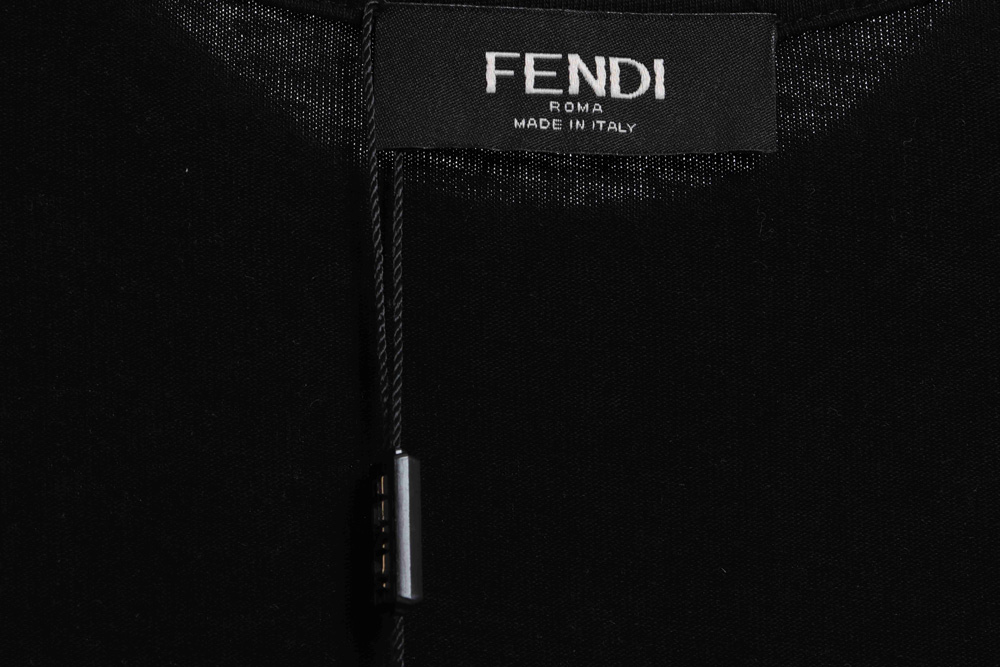 Fendi Round Double F Print Short Sleeve