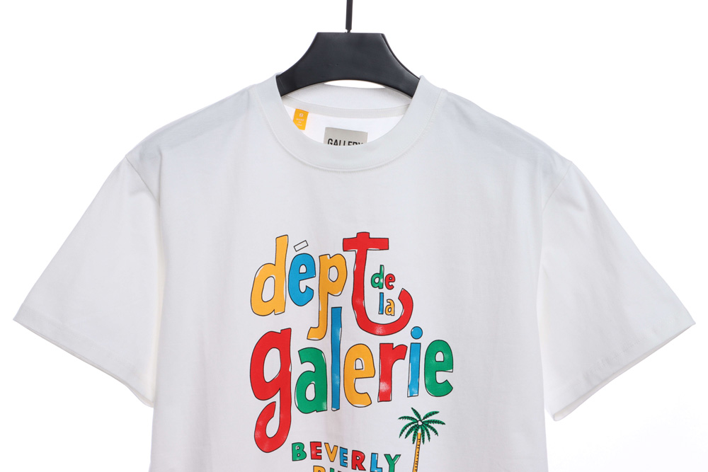 GD Multicolor Letter Short Sleeve