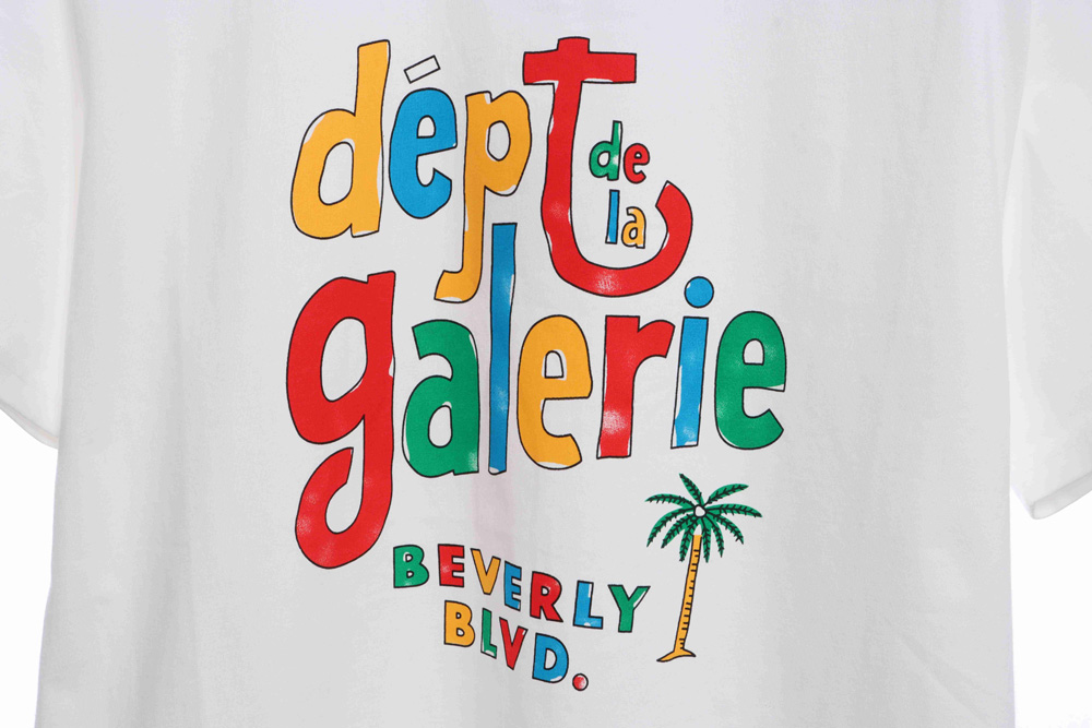 GD Multicolor Letter Short Sleeve