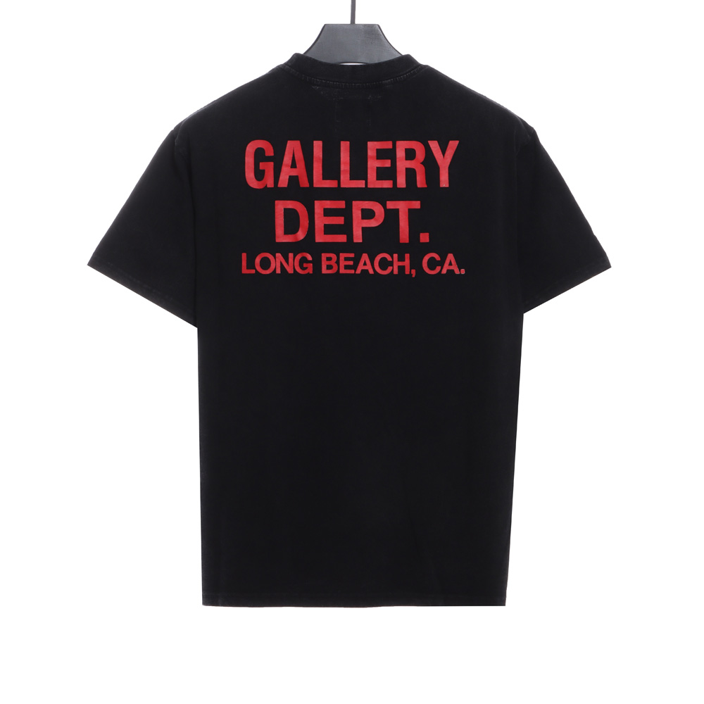 GD retro old slogan short sleeves