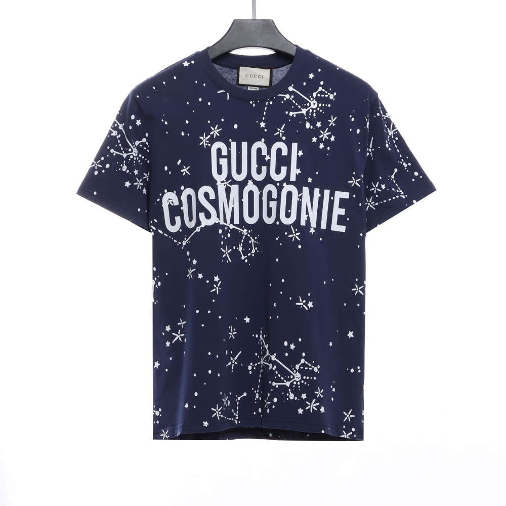 Gucci star cluster print short sleeve_CM_1