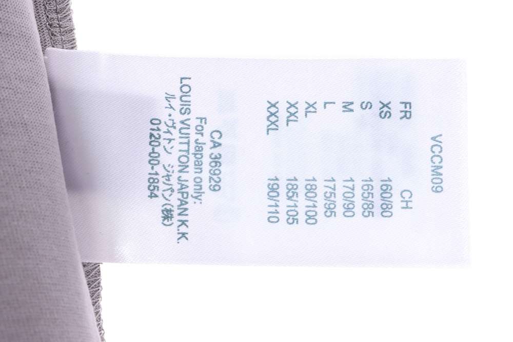 LV embroidered triangle letter short sleeves