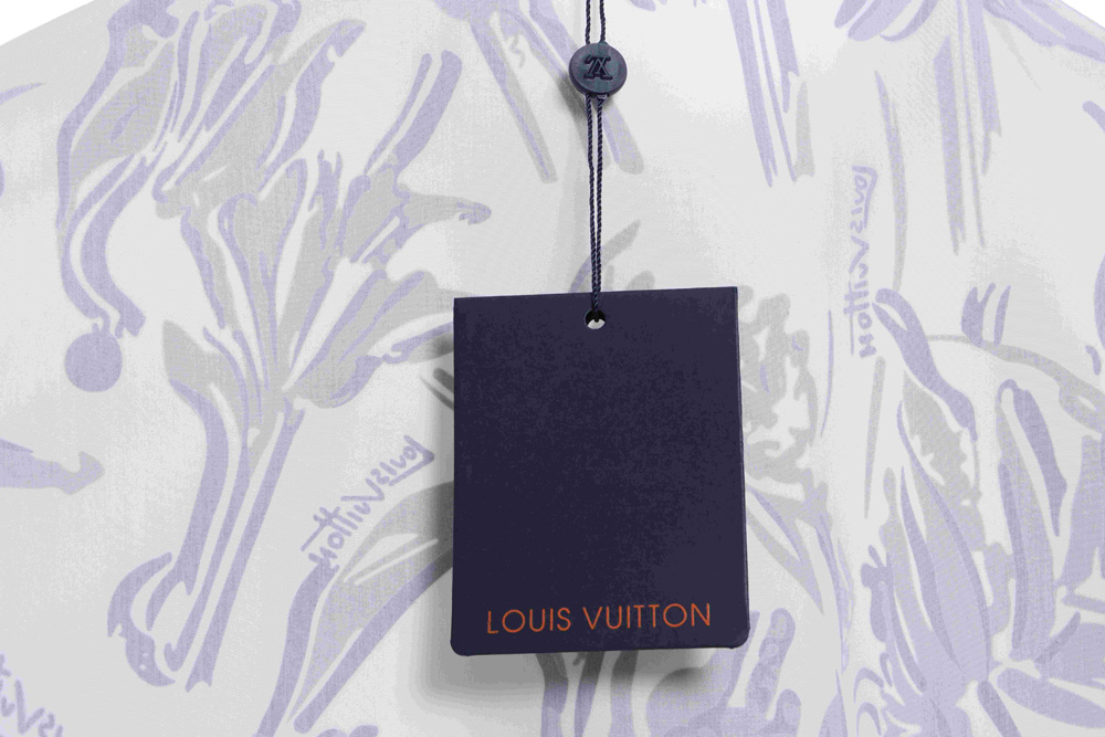 LV Floral Rayon Short Sleeve Shirt