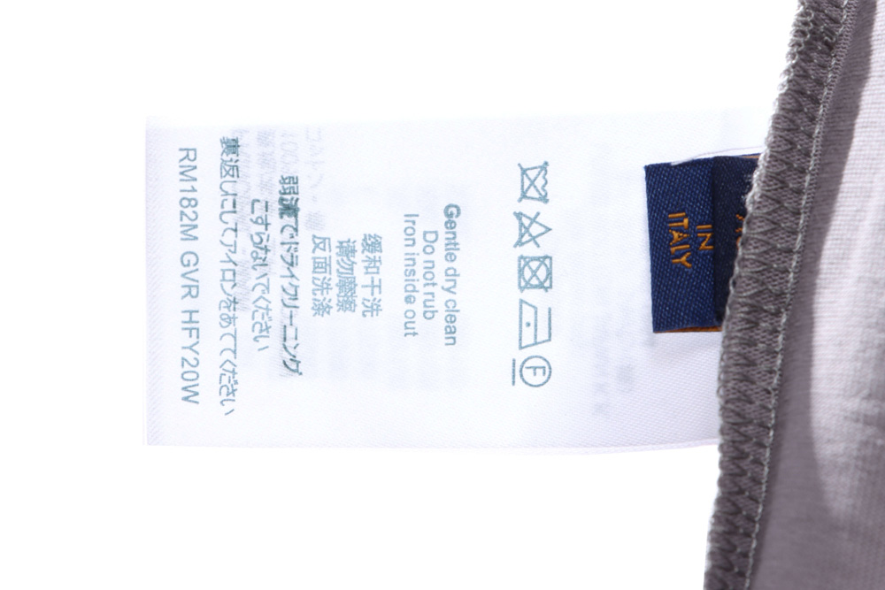 LV embroidered triangle letter short sleeves