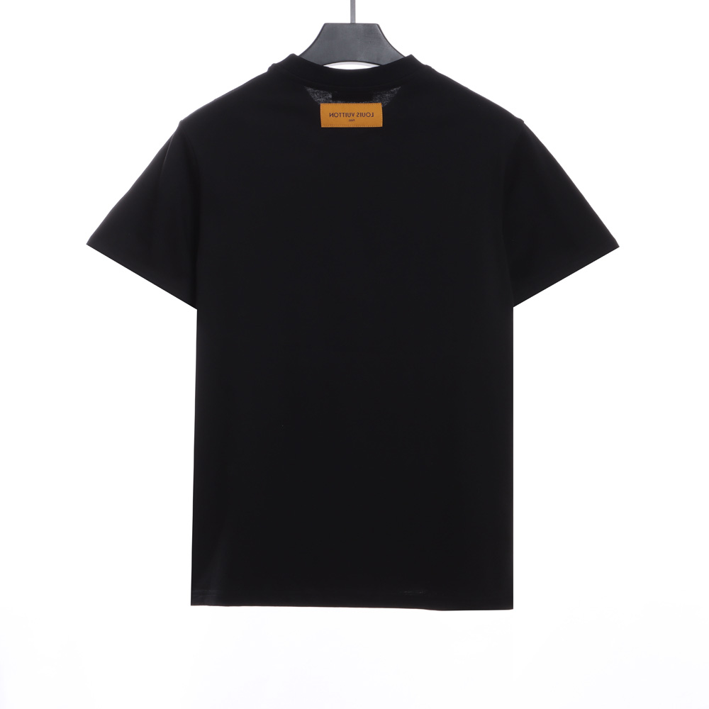 LV color print logo short sleeves