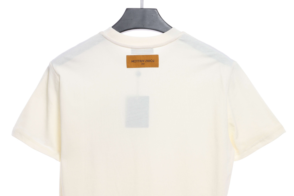 LV limited five-flower embroidery short sleeve_CM_1