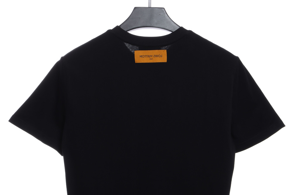 LV limited five-flower embroidery short sleeves