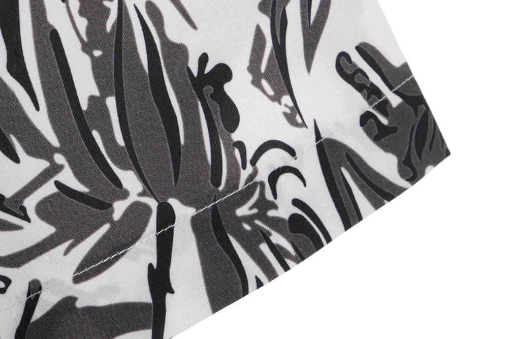 LV Floral Rayon Short Sleeve Shirt