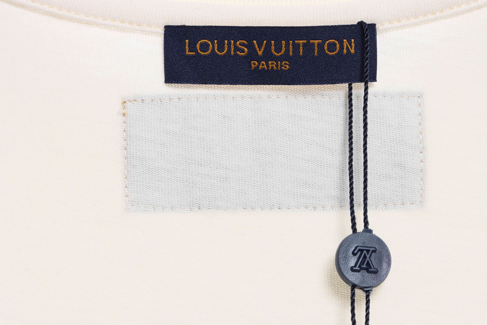 LV limited five-flower embroidery short sleeve_CM_1