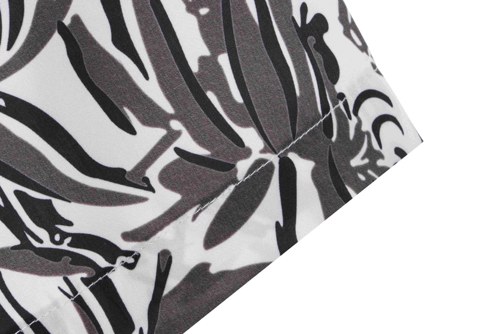 LV Floral Rayon Short Sleeve Shirt