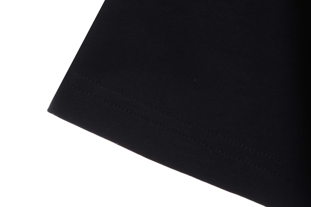 LV Back Floating Embroidered Cloud Short Sleeves