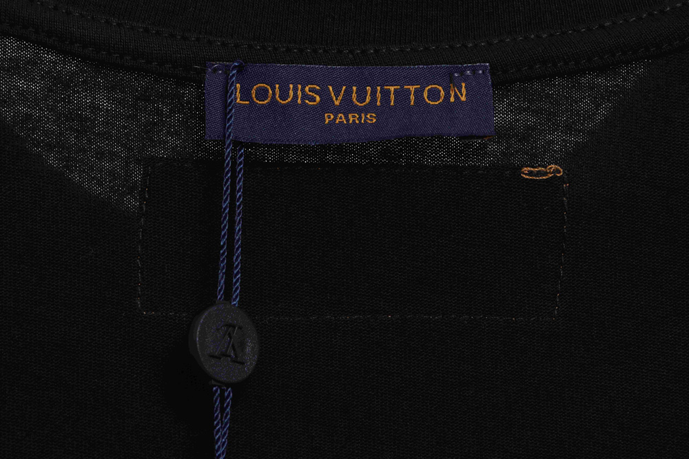 LV color print logo short sleeves