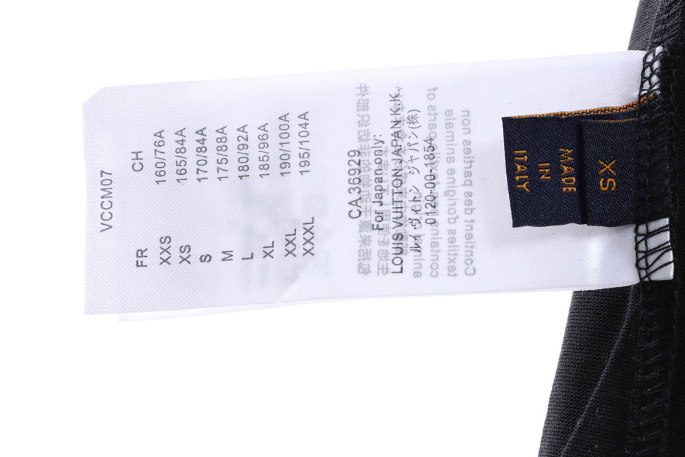 LV color print logo short sleeves
