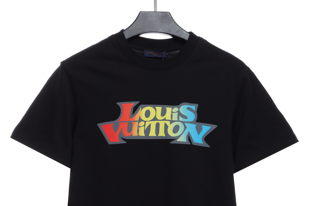 LV color print logo short sleeves