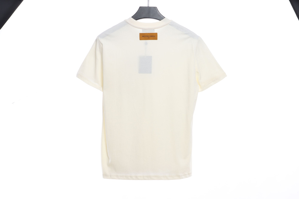 LV limited five-flower embroidery short sleeve_CM_1