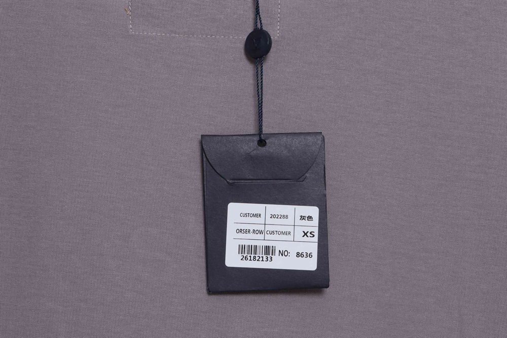 LV embroidered triangle letter short sleeves