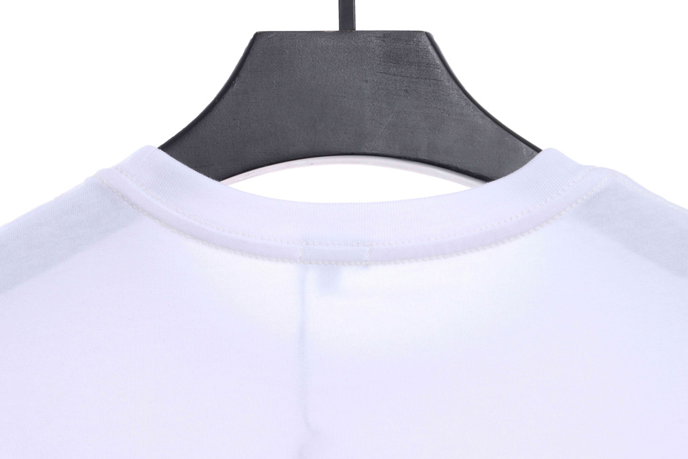 Loewe yellow three-dimensional embroidery short sleeves