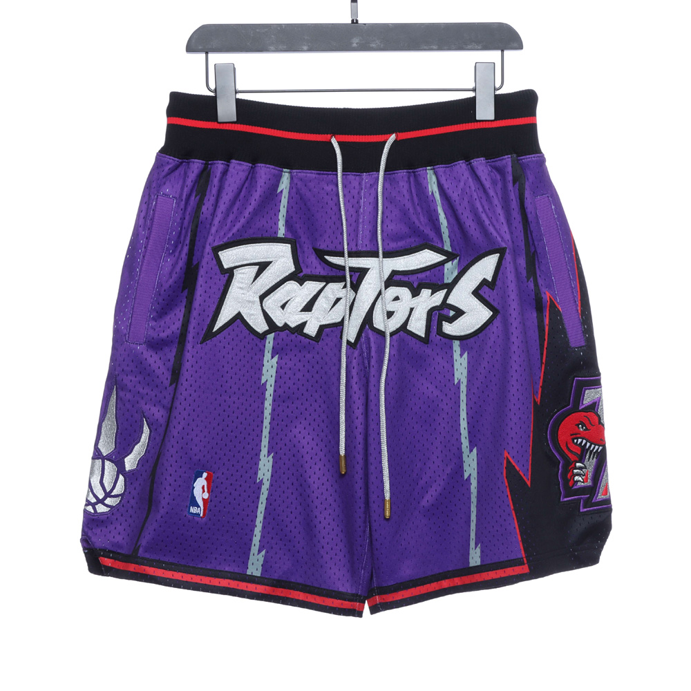 JustDon Joint NBA Retro Toronto Raptors Shorts