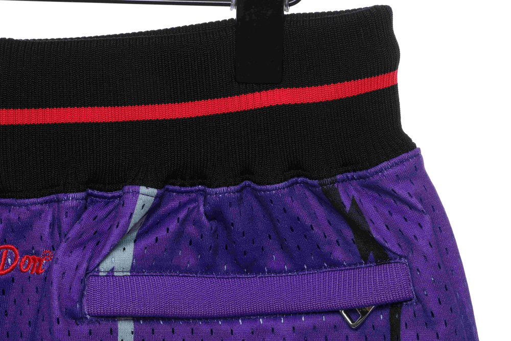 JustDon Joint NBA Retro Toronto Raptors Shorts