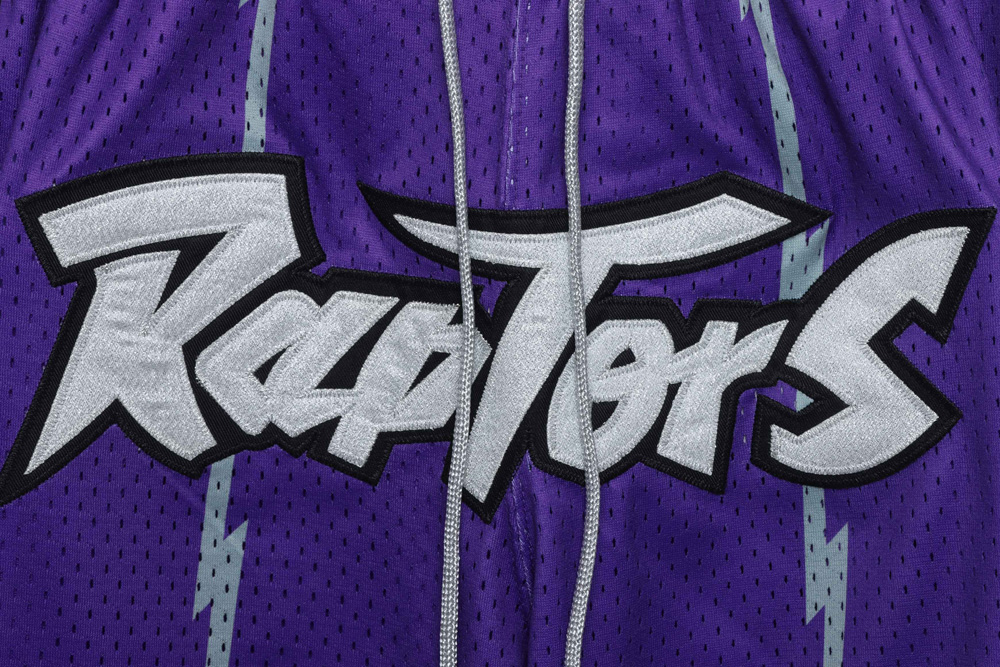 JustDon Joint NBA Retro Toronto Raptors Shorts