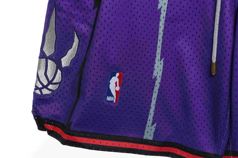 JustDon Joint NBA Retro Toronto Raptors Shorts