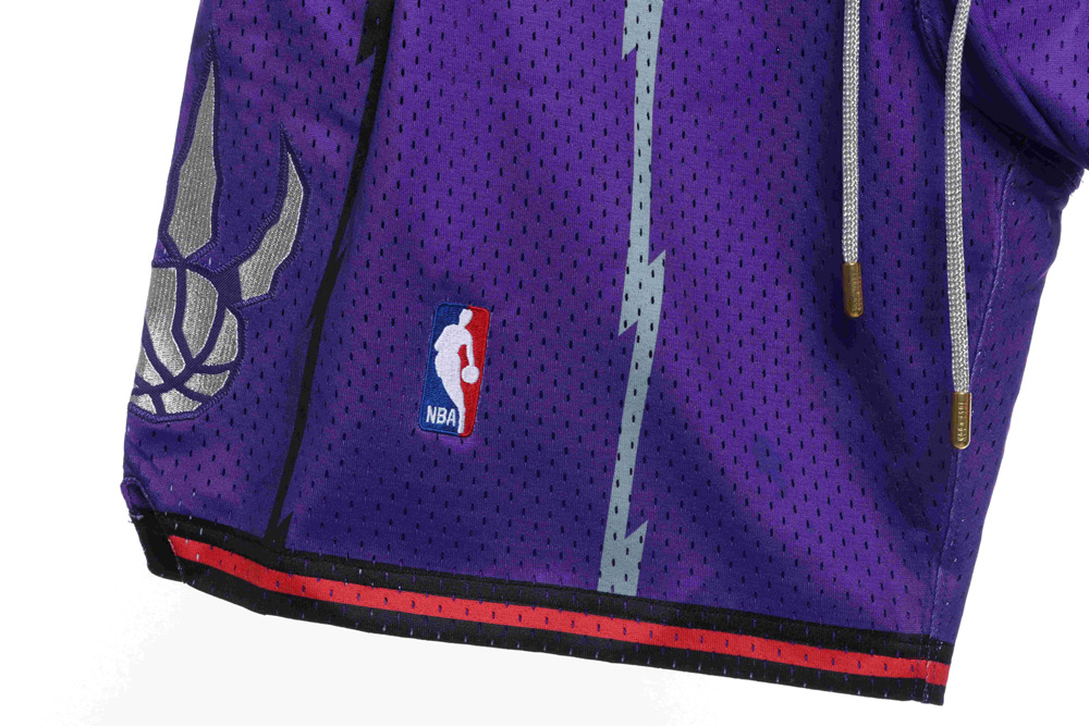JustDon Joint NBA Retro Toronto Raptors Shorts