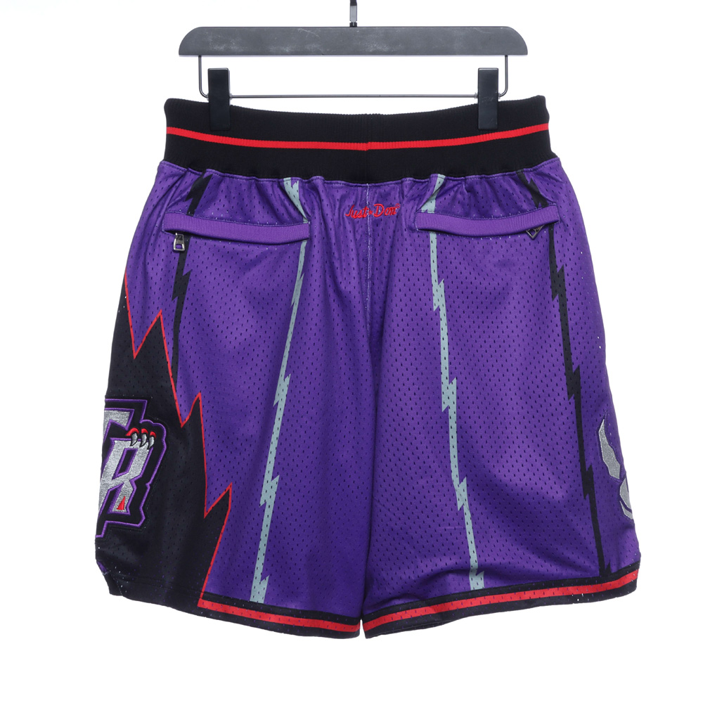 JustDon Joint NBA Retro Toronto Raptors Shorts
