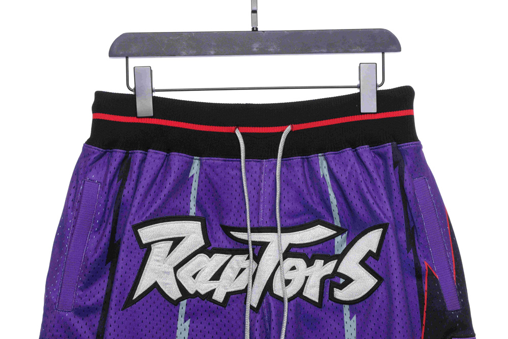 JustDon Joint NBA Retro Toronto Raptors Shorts